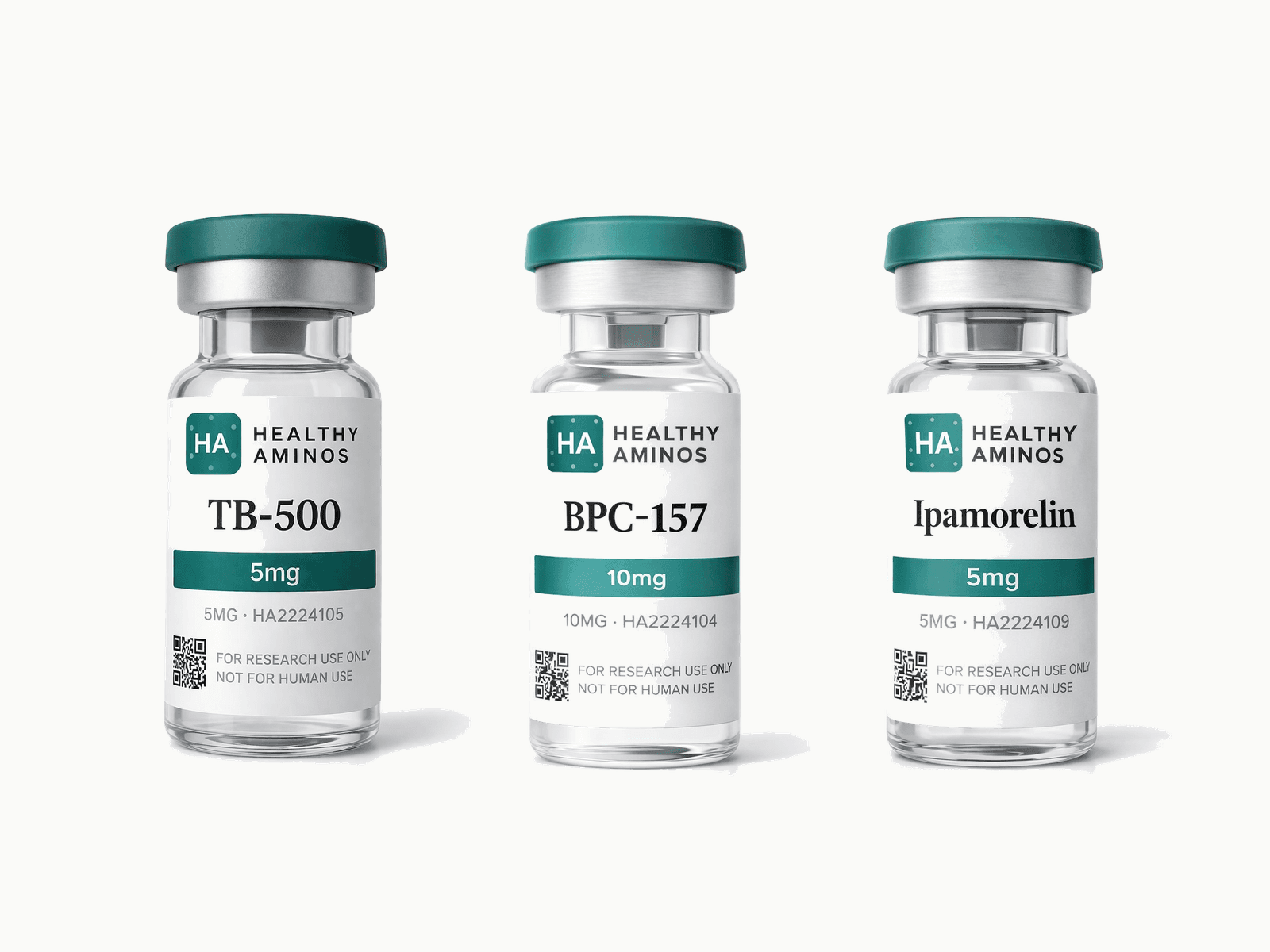 Lab-tested research peptide vials